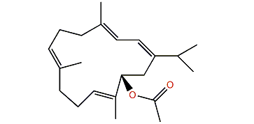 (E,E,E,E,13S)-Cembra-1,3,7,11-tetraen-13-ol acetate